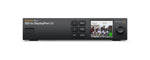 Load image into Gallery viewer, Front view of the Blackmagic Design Teranex Mini SDI to DisplayPort 8K HDR converter, showing its front panel controls and LCD screen.
