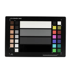 Load image into Gallery viewer, The Calibrite ColorChecker Video Mega, an oversized color calibration chart with chromatic, skin tone, and greyscale patches for professional video production.
