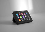 Load image into Gallery viewer, Front view of the Elgato Stream Deck MK.2, a black rectangular control pad with a grid of 15 square customizable LCD keys.
