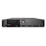 Load image into Gallery viewer, Front view of the Symply SymplyPRO 2RU Ethernet LTO tape archive system, showing its 2U rackmount chassis.
