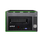 Load image into Gallery viewer, Front view of the SymplyPRO XTF Thunderbolt Desktop LTO-9 tape drive, showing the tape loading slot and desktop enclosure.

