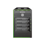 Load image into Gallery viewer, Front view of the Symply SPARK, a compact, 4-bay desktop Thunderbolt 3 RAID enclosure.
