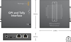 Blackmagic Design GPI and Tally Interface