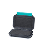 Load image into Gallery viewer, HPRC 1300 Resin Case in black with a blue latch.
