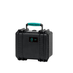 Load image into Gallery viewer, HPRC 2250 Resin Case in black with blue latches, shown closed.
