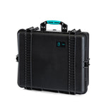 Load image into Gallery viewer, HPRC 2700 Resin Case in black with blue latches, shown closed.
