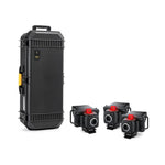 Load image into Gallery viewer, HPRC 5200 hard case, open, showing the custom pre-cut foam interior for a Blackmagic Studio Camera and accessories.
