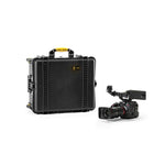Load image into Gallery viewer, HPRC 2700W wheeled transport case with custom foam interior for a Canon EOS C300 Mark III or C500 Mark II camera and accessories.
