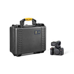Load image into Gallery viewer, HPRC 2460 protective case with custom foam insert designed for a Canon EOS C50 camera system.
