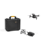 Load image into Gallery viewer, HPRC 2500 hard case with custom pre-cut foam interior for the DJI FPV Combo drone, goggles, controllers, and batteries.
