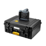 Load image into Gallery viewer, HPRC 2500 hard case with custom foam insert for a Fujifilm GFX100 camera system.
