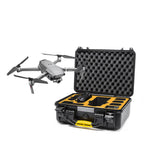 Load image into Gallery viewer, HPRC 2400 hard case with custom foam interior for a DJI Mavic 2 Pro/Zoom drone, DJI Smart Controller, batteries, and accessories.
