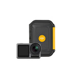 Load image into Gallery viewer, Yellow HPRC 1400 hard case with custom-cut foam interior designed for the DJI Osmo Action camera and its accessories.

