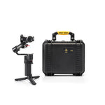 Load image into Gallery viewer, HPRC 2300 hard case, open to show the custom foam insert with cutouts for the DJI RS3 Mini Creator Combo and its accessories.
