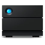 Load image into Gallery viewer, LaCie 2big RAID USB-C dual-bay desktop RAID enclosure, front view.
