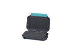 Load image into Gallery viewer, HPRC 1300 crushproof, watertight resin case in black with a blue latch.
