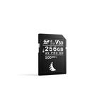 Load image into Gallery viewer, Angelbird AV PRO UHS I 256GB SDXC V30 Memory Card on a white background.
