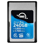 Load image into Gallery viewer, OWC Atlas Pro CFexpress Type A memory card, front view showing branding.
