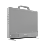 Load image into Gallery viewer, The SmallHD Vision 17 Mounting Rail, a 7mm-thick anodized aluminum bar with multiple 1/4"-20 and 3/8"-16 threaded holes.
