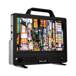 Load image into Gallery viewer, SmallHD Cine 13, a 13-inch 4K high-bright production monitor, shown from the front with its screen on.
