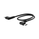 Load image into Gallery viewer, Right Angle USB-C to Right Angle USB-C Cable, 12in / 30cm (24-0496)
