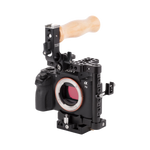 Load image into Gallery viewer, Unified DSLR Cage (Small) with Wood Grip
