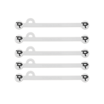 Load image into Gallery viewer, Cine Mag Ties - White - 105mm
