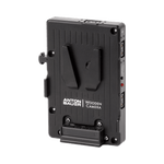 Load image into Gallery viewer, Wooden Camera Pro Battery Adapter, a metal plate for converting between Gold Mount and V-Mount battery systems.
