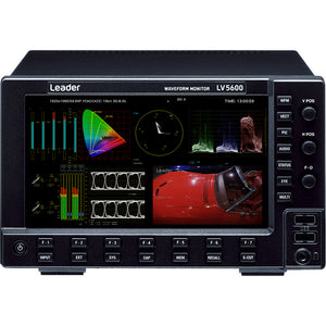 Leader LV-5600 Waveform Monitor w/WebRTC, SER26. (Requires one or more: SER01, SER02A, SER06. Cannot combine SER 01 and 02A.)