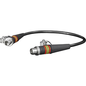 FieldCast 2Core Single-Mode Hybrid Fiber Optic Female Coupler Cable