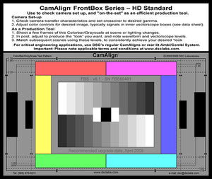 DSC Labs Front Box Portable Test Charts FrontBox Standard