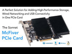 Load and play video in Gallery viewer, Sonnet McFiver PCIe Card
