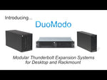Load and play video in Gallery viewer, Sonnet DuoModo Enclosures Dual-Module Desktop Enclosure
