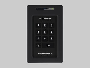 Glyph Technologies SecureDrive+ Encrypted Drive with Keypad
