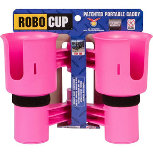 thumbnail interactive-video image 1 of ROBOCUP Boat Cup & Gear Holder – Portable Clamp Caddy For Fishing, Drinks, Tools 1 of 5